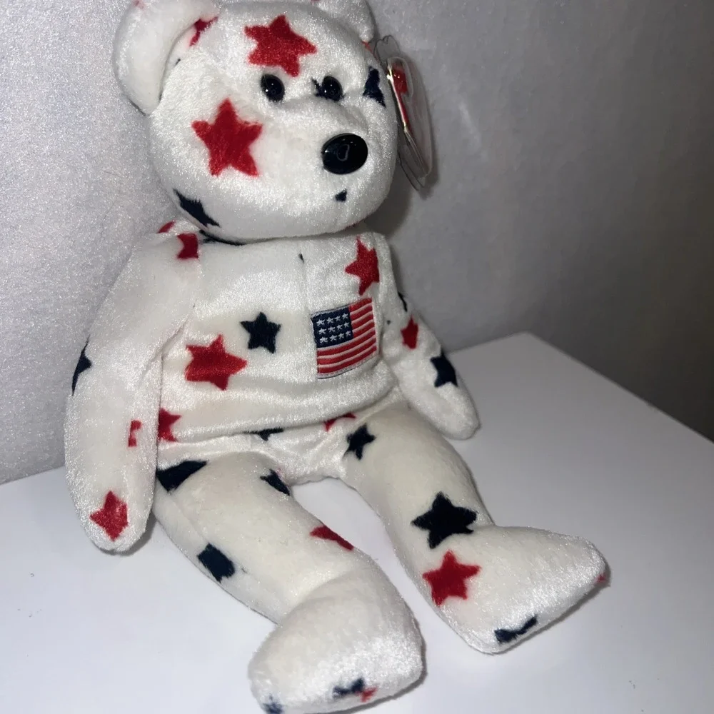 TY Beanie Baby -GLORY‎ the Star Bear (8.5 inch)